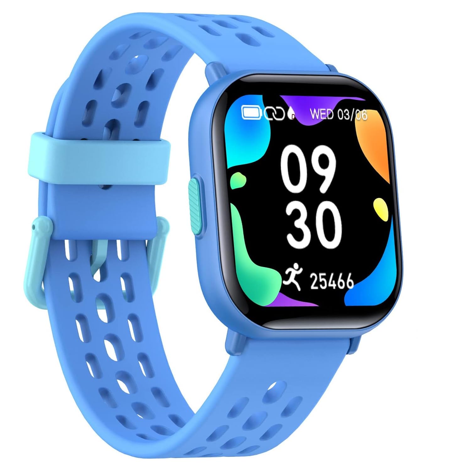 Kids Smartwatch for Boys and Girls IP68 Waterproof Children's Fitness Activity Tracker Watch Heart Rate Sleep Monitor 8 Sports Modes Pedometer Alarm Clock Gifts Teenagers Smart Watch (Blue) Kids Smartwatch for Boys and Girls IP68 Waterproof Children's Fitness Activity Tracker Watch Heart Rate Sleep Monitor 8 Sports Modes Pedometer Alarm Clock Gifts Teenagers Smart Watch (Blue)